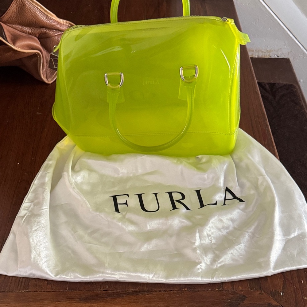 Furla Vibrant Neon Satchel